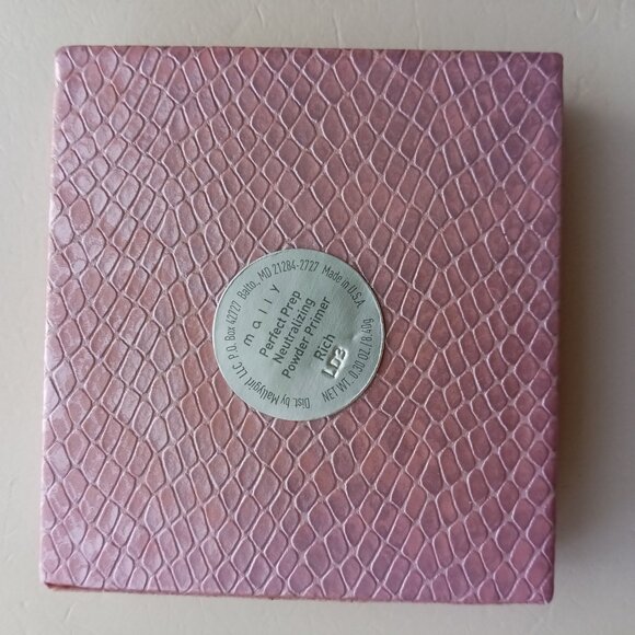 Mally Perfect Prep Neutralizing Powder Primer Rich makeup / Contour also NEW - Picture 3 of 3